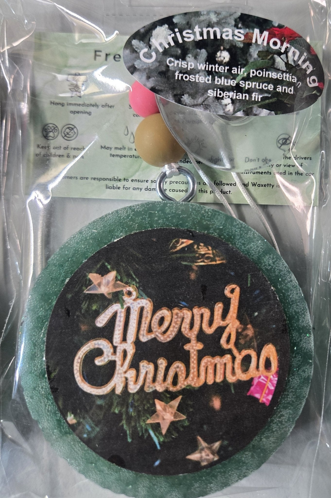 Christmas Morning Merry Christmas - WaxettyChristmas Morning Merry ChristmasAir Freshener