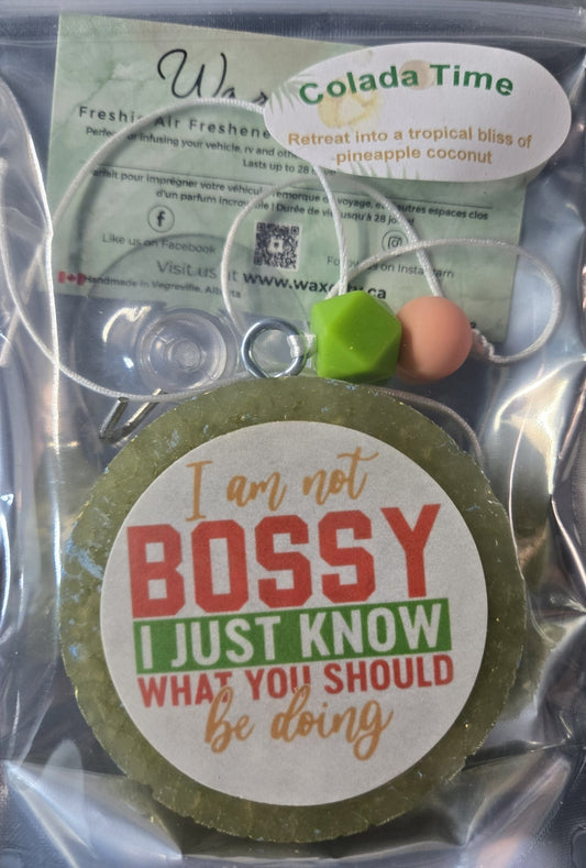 Colada Time Not Bossy - WaxettyColada Time Not BossyAir Freshener