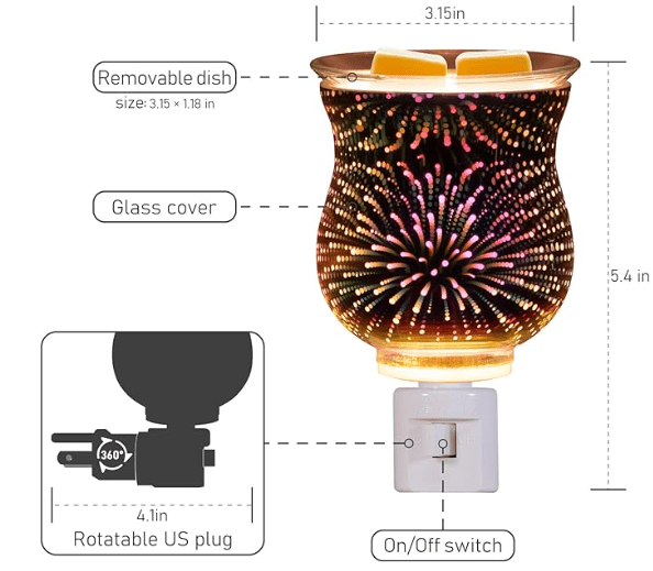 Fireworks Plug-in Wax Melt Warmer - WaxettyFireworks Plug-in Wax Melt WarmerWax Warmer