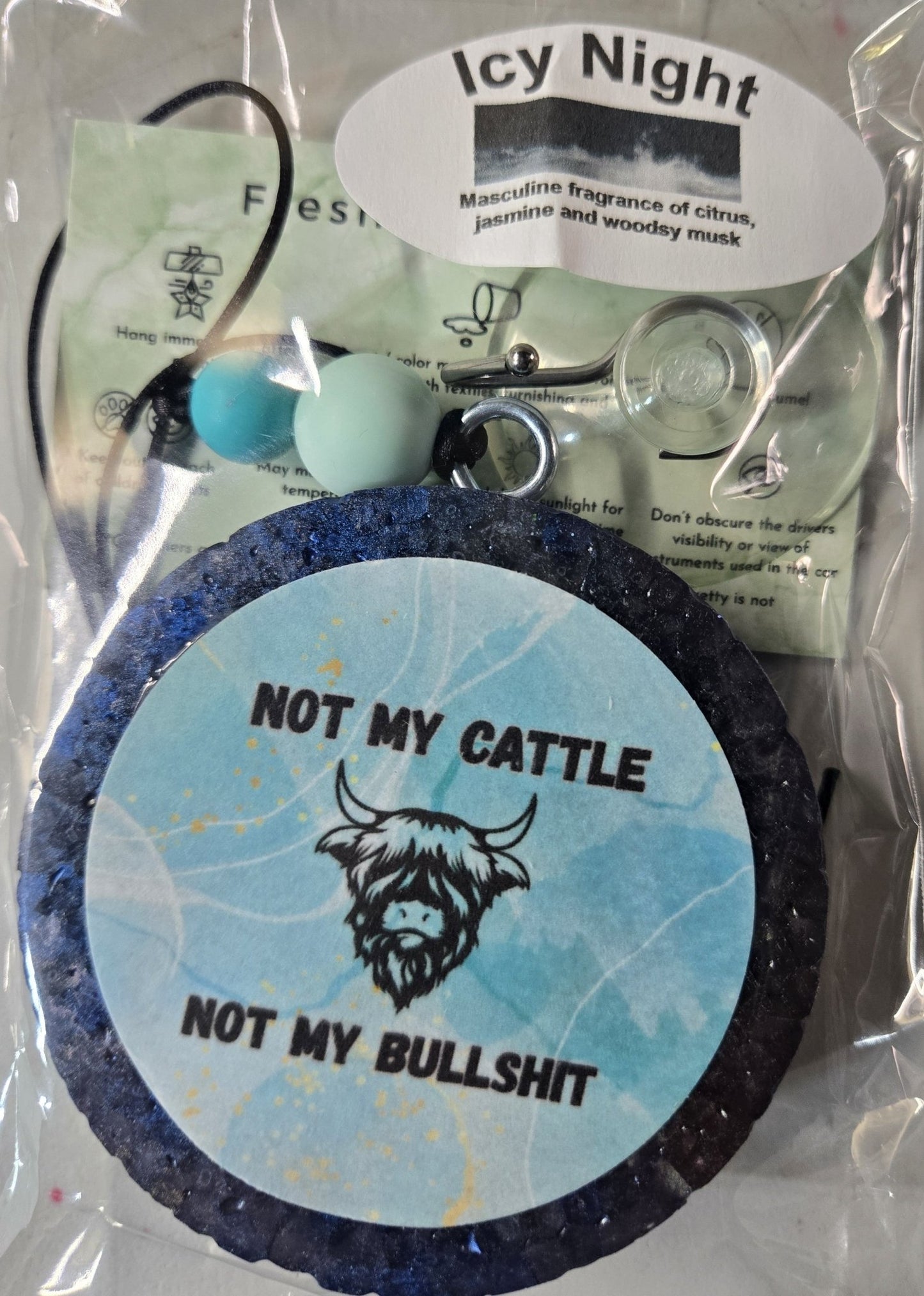 Icy Night Not My Cattle - WaxettyIcy Night Not My CattleAir Freshener