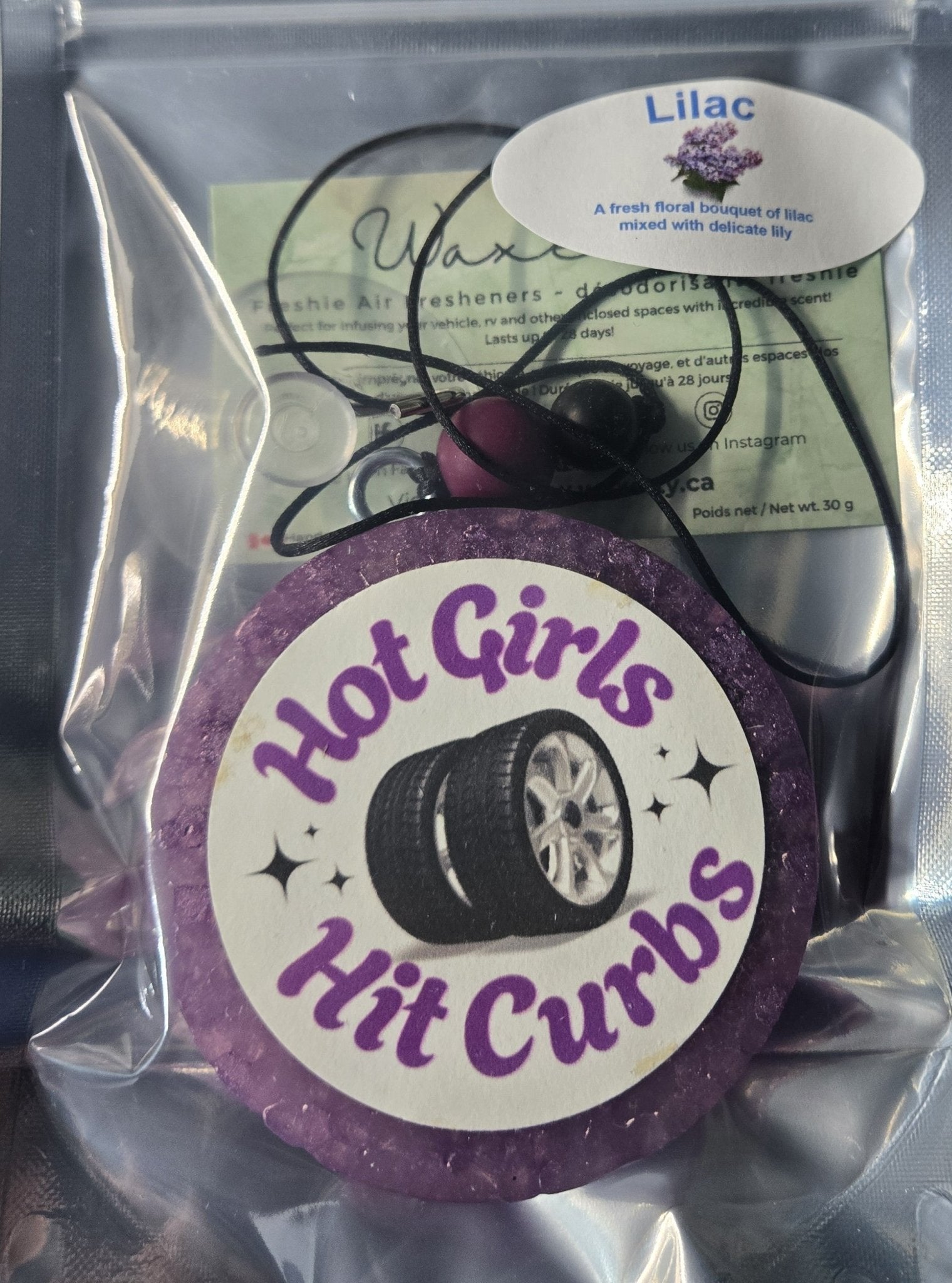 Lilac Hot Girls Hit Curbs - WaxettyLilac Hot Girls Hit CurbsAir Freshener