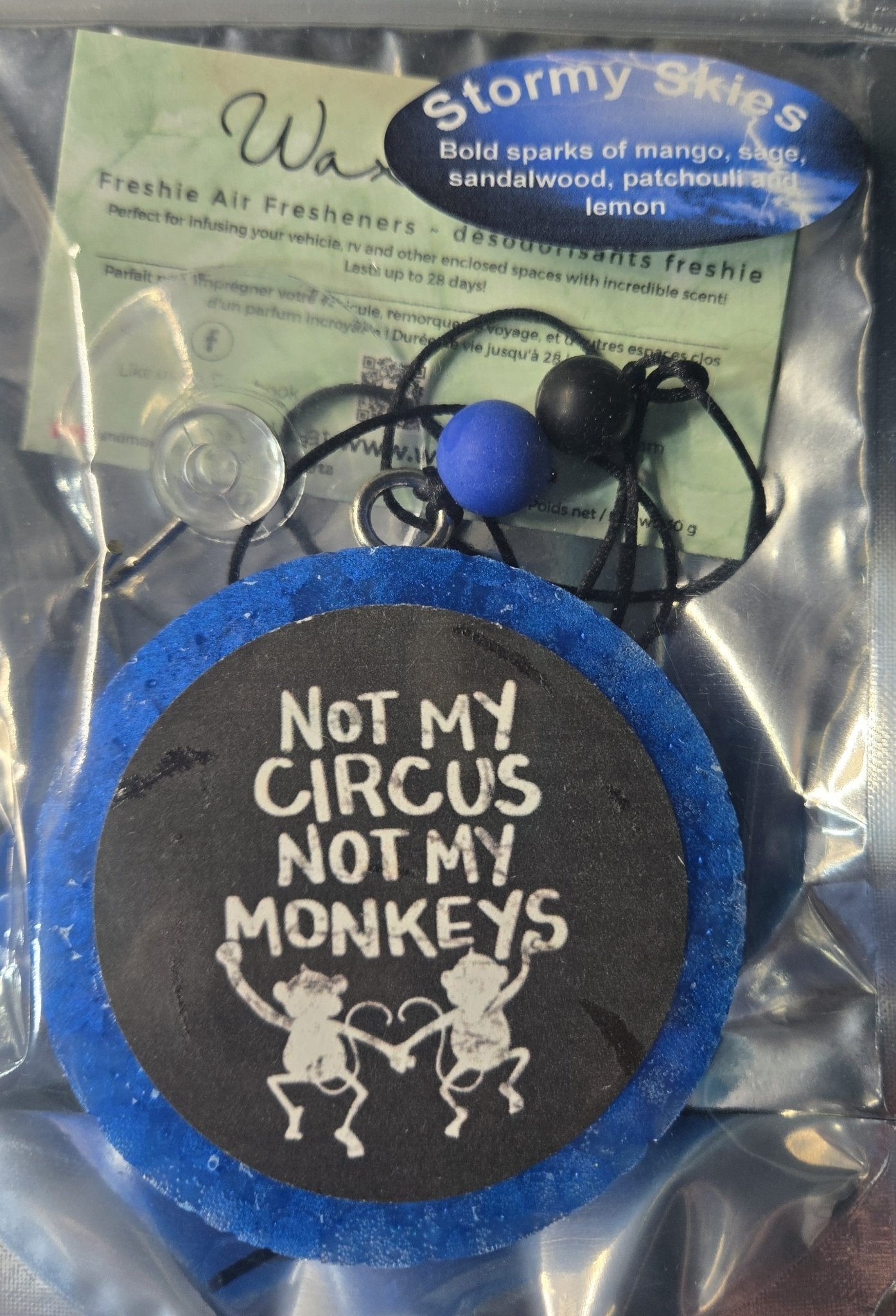 Stormy Skies Not My Circus - WaxettyStormy Skies Not My CircusAir Freshener