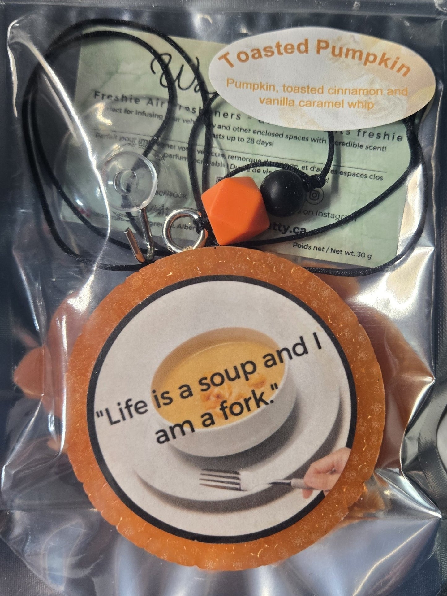 Toasted Pumpkin Life is a Soup - WaxettyToasted Pumpkin Life is a SoupAir Freshener