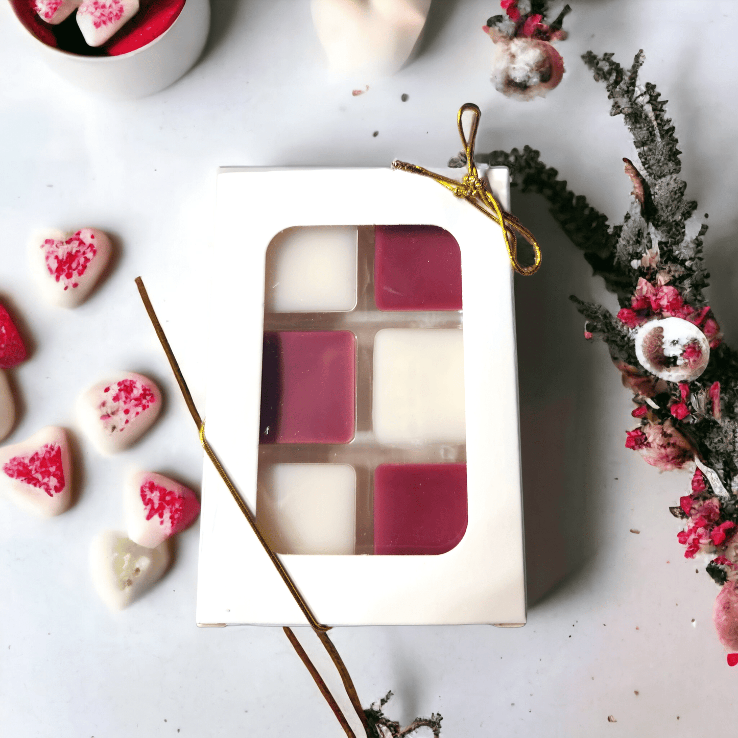 Candy Cane Swirl Gift Box - WaxettyCandy Cane Swirl Gift BoxWax Melt