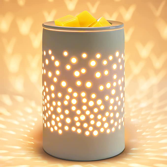 Ceramic Wax Melter Warmer White - WaxettyCeramic Wax Melter Warmer WhiteWax Warmer