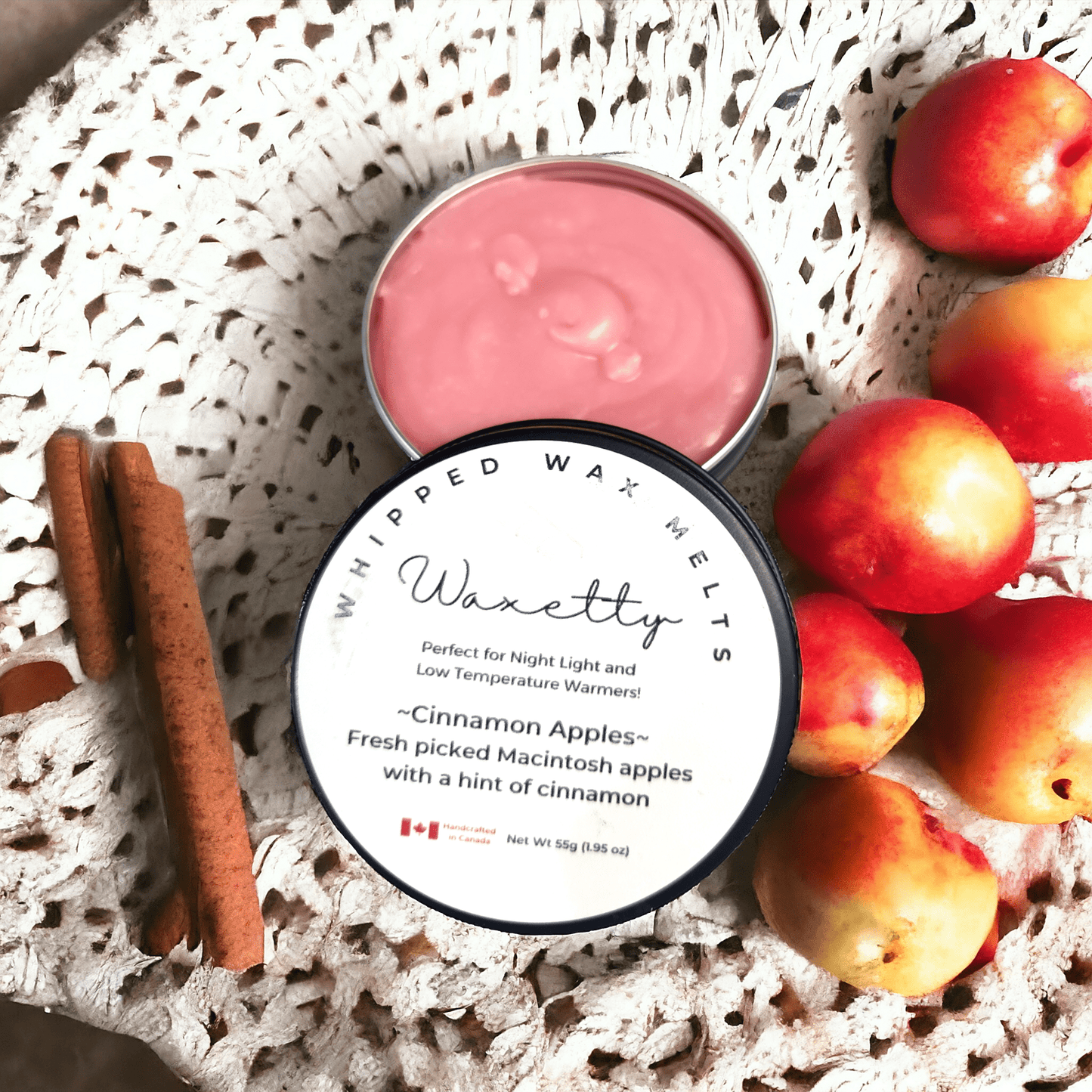 Cinnamon Apples Whipped Wax Melt - WaxettyCinnamon Apples Whipped Wax MeltWax Melt