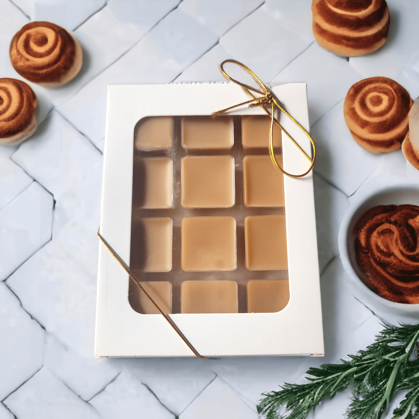 Cinnamon Buns Gift Box - WaxettyCinnamon Buns Gift BoxWax Melt