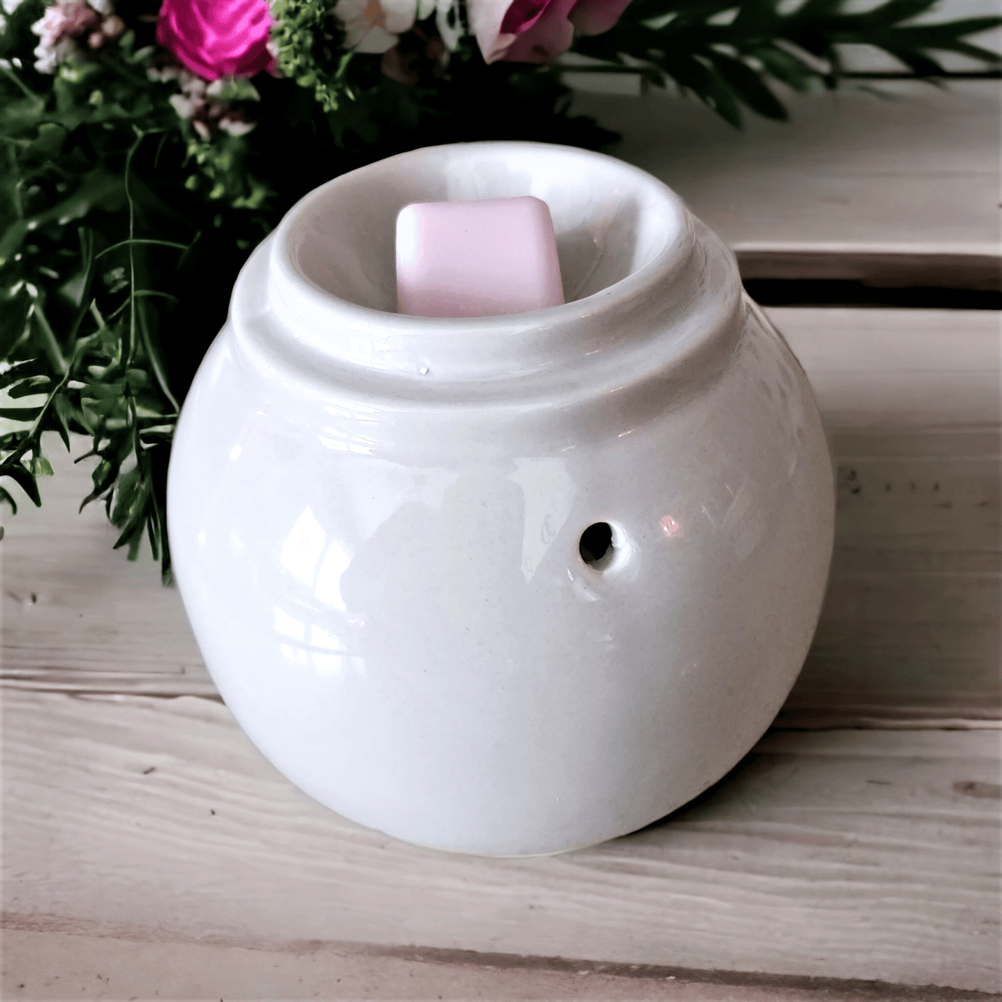 Circle Ceramic Wax Melter - Grey - WaxettyCircle Ceramic Wax Melter - GreyWax Warmer