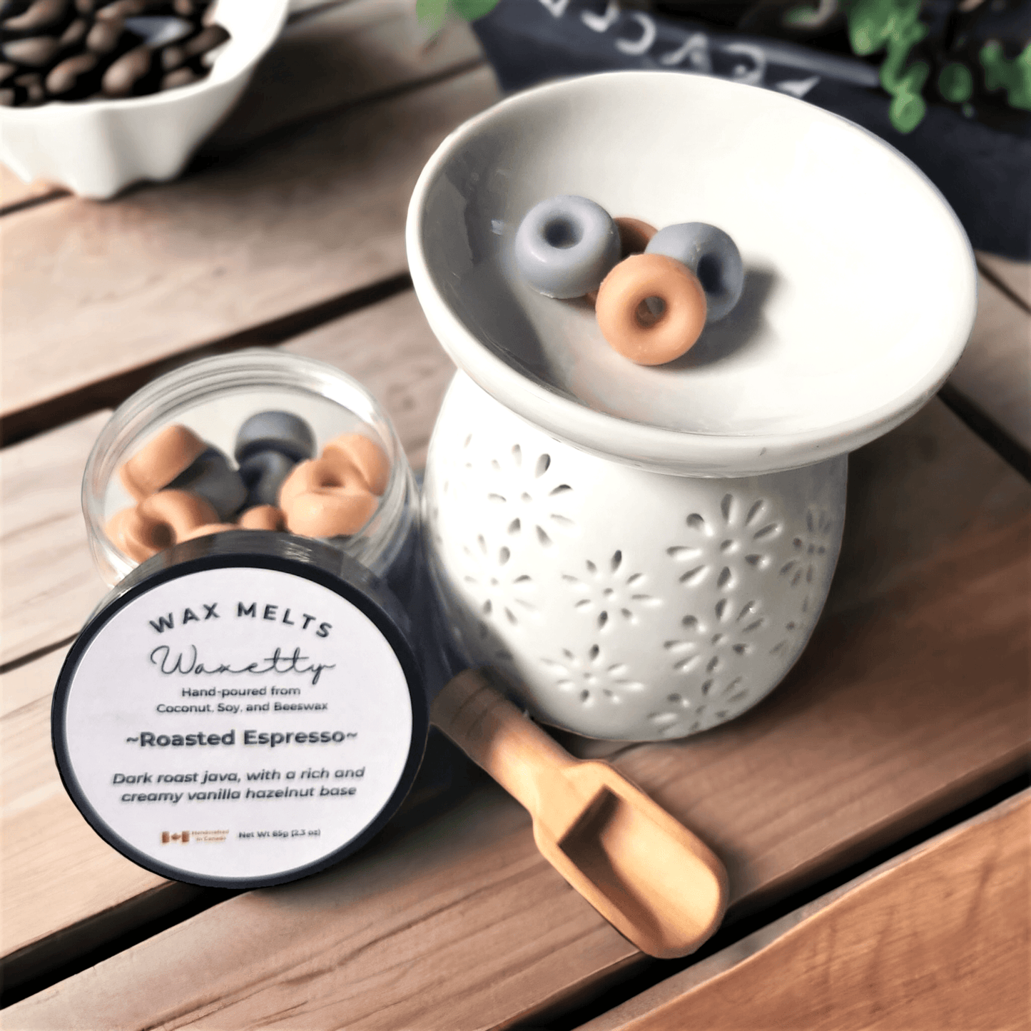 Roasted Espresso Wax Melts Plus - WaxettyRoasted Espresso Wax Melts PlusWax Melt