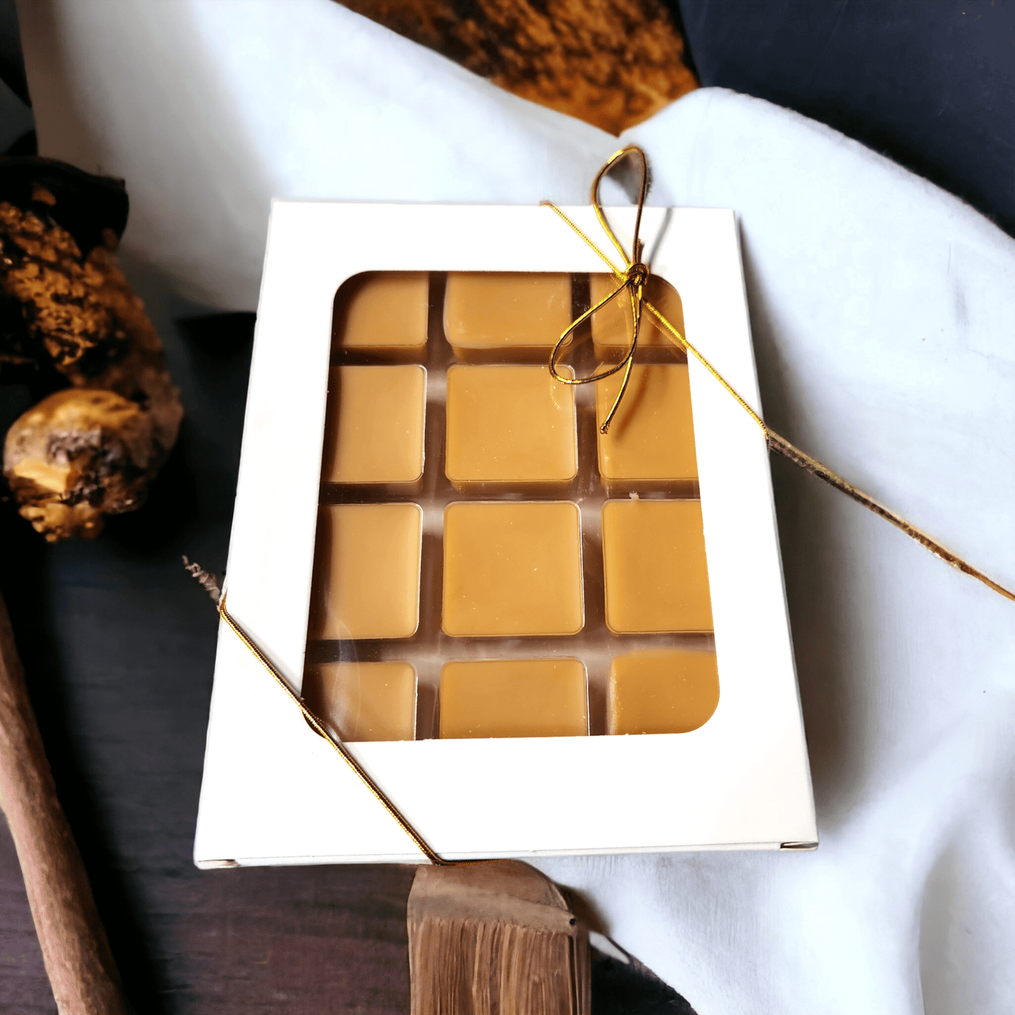 Sandalwood Amber Gift Box - WaxettySandalwood Amber Gift BoxWax Melt