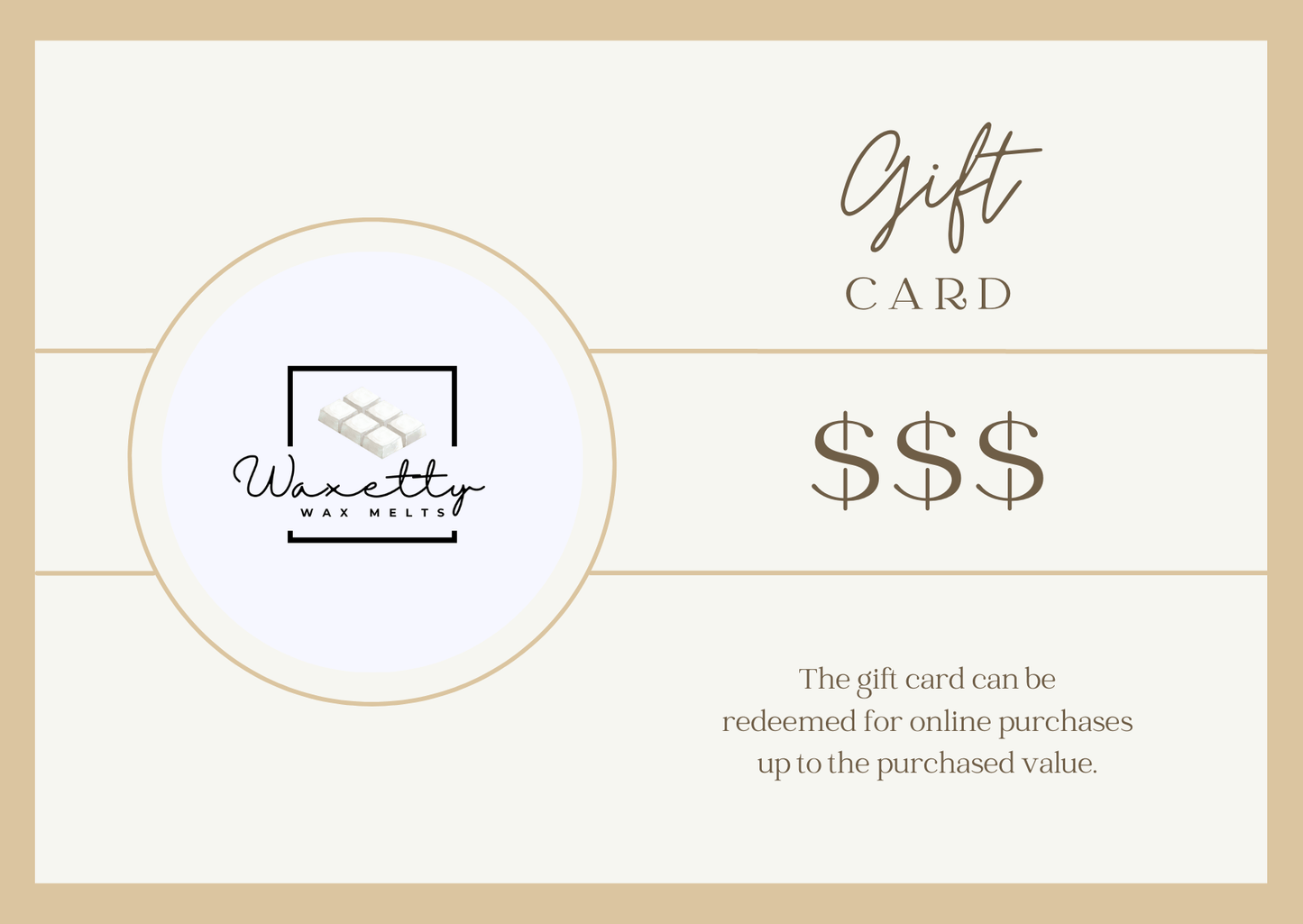 Waxetty Gift Card - WaxettyWaxetty Gift CardGift Card