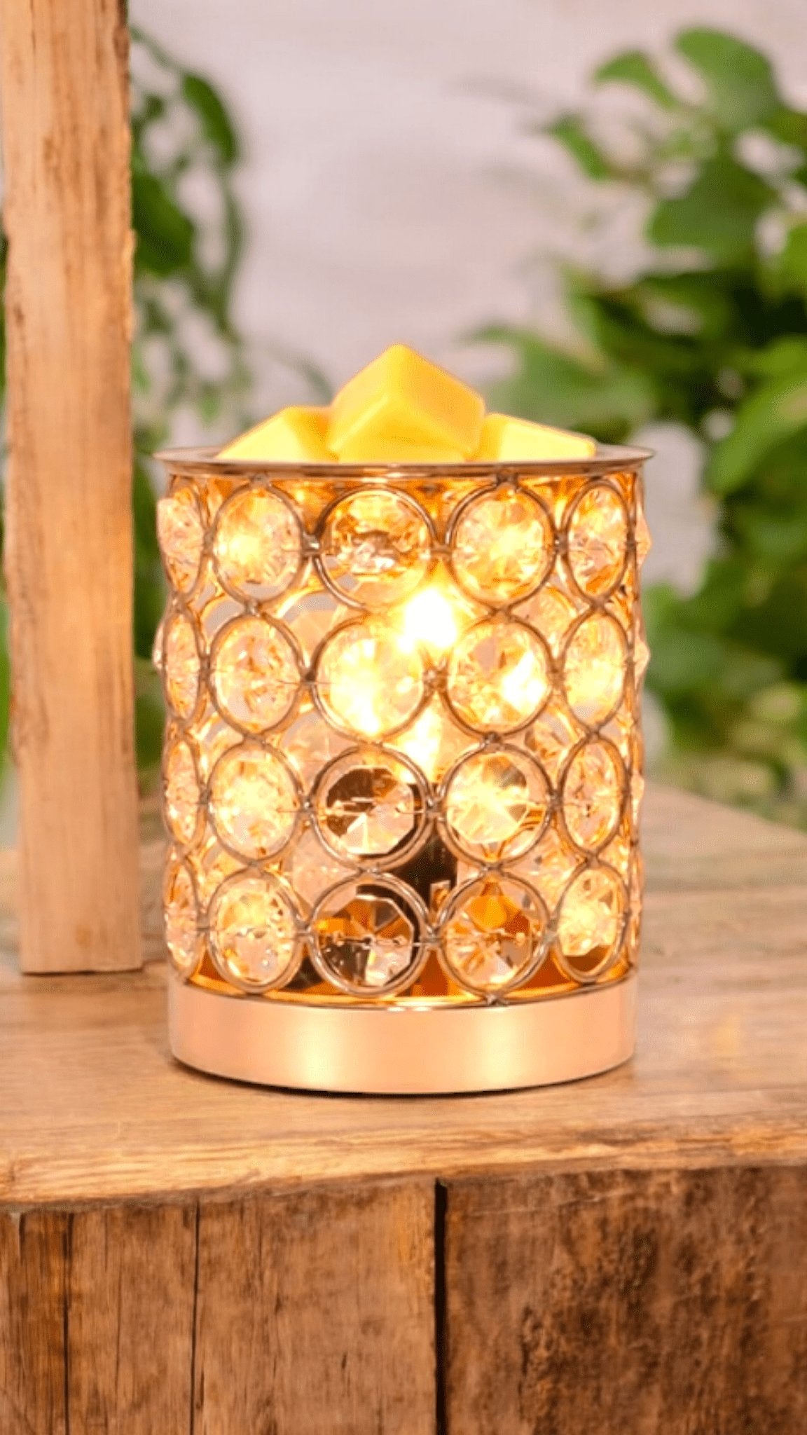 Silver Wine Time Wax Warmer