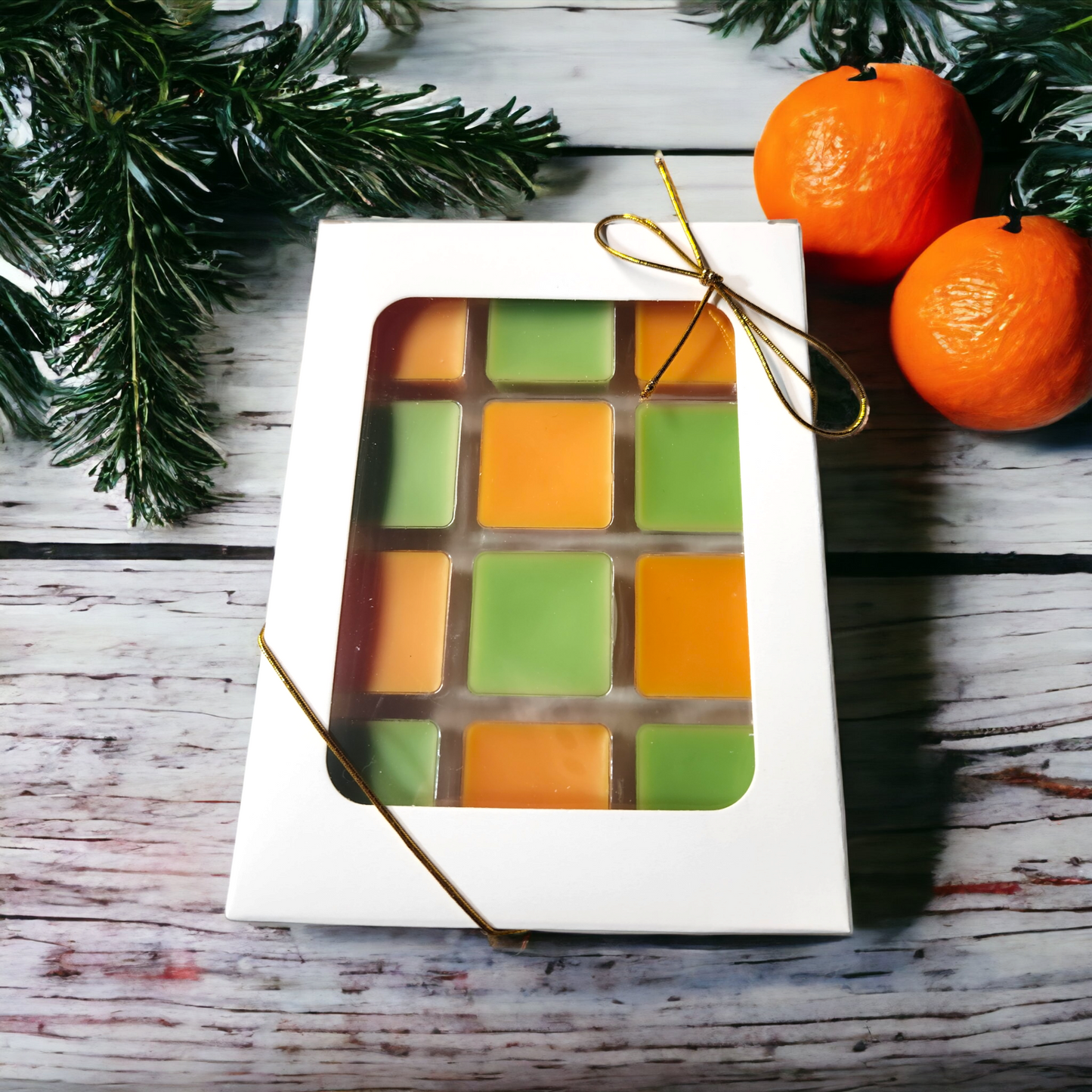 Christmas Orange Gift Box