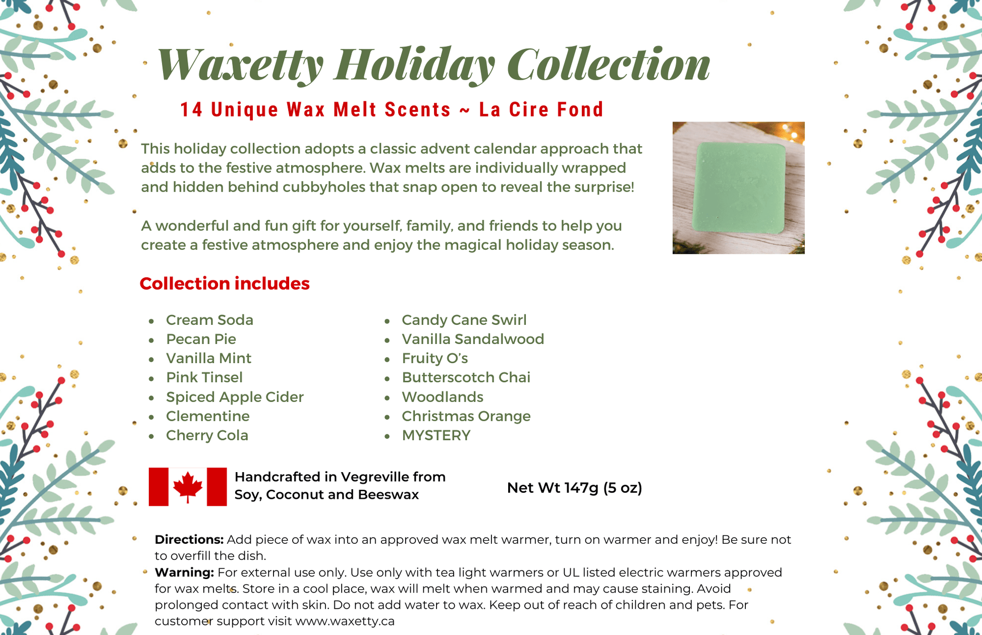 Advent Collection - Magical Holiday (2025) - WaxettyAdvent Collection - Magical Holiday (2025)Wax Melt