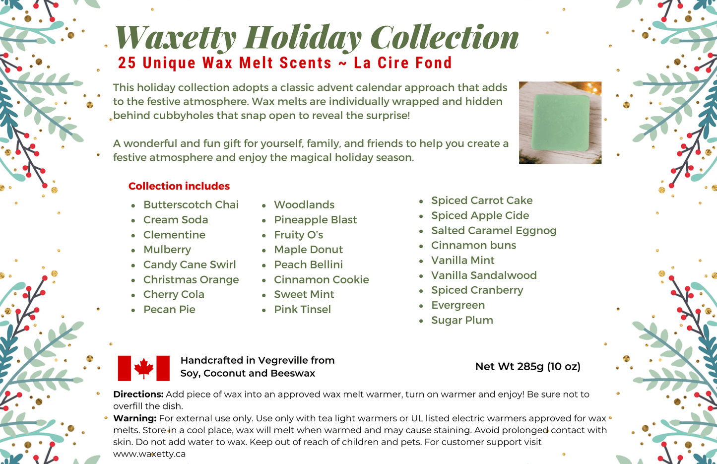 Advent Collection - Whimsical Merry & Bright 2025 - WaxettyAdvent Collection - Whimsical Merry & Bright 2025Wax Melt