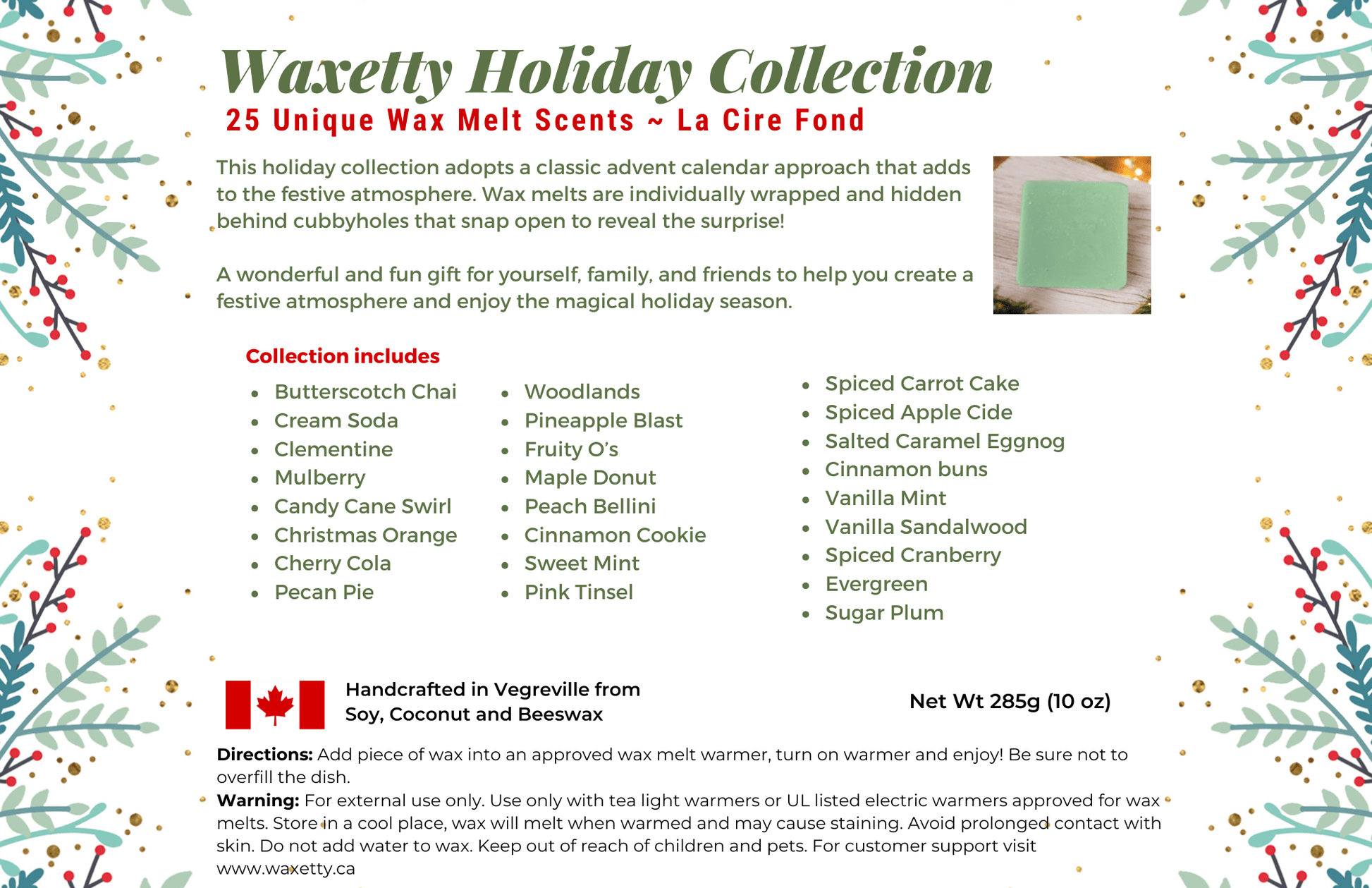 Advent Collection - Whimsical Merry & Bright 2025 - WaxettyAdvent Collection - Whimsical Merry & Bright 2025Wax Melt