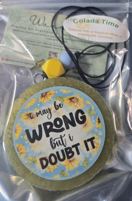 Colada Time May be Wrong - WaxettyColada Time May be WrongAir Freshener