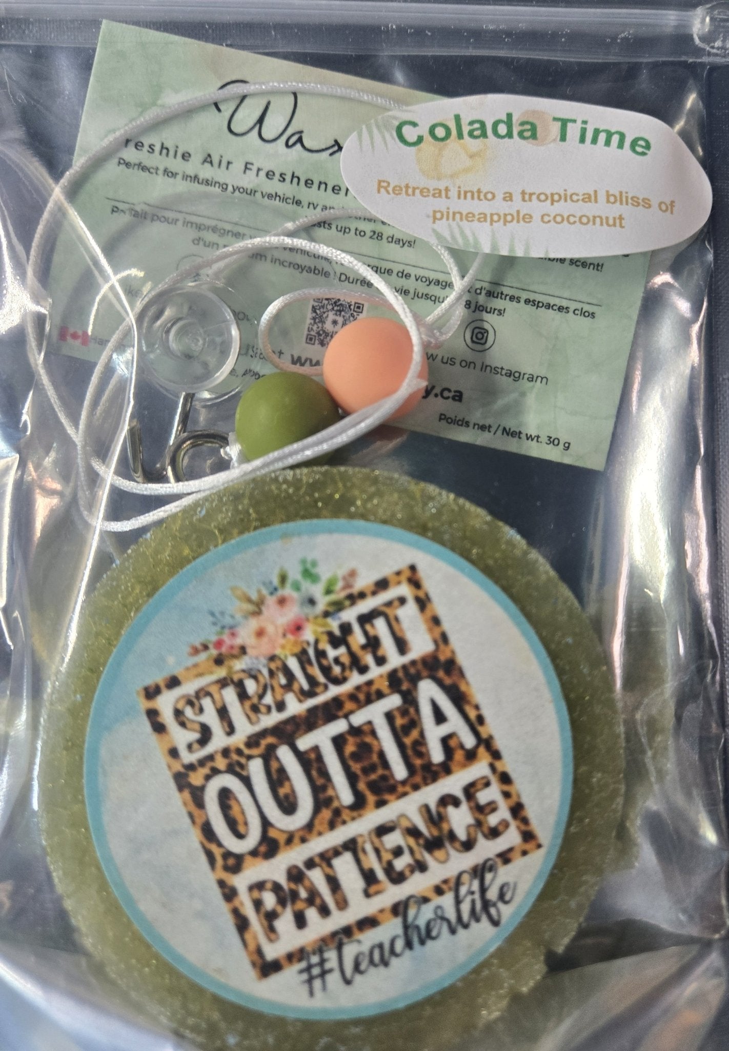 Colada Time Teacher - WaxettyColada Time TeacherAir Freshener