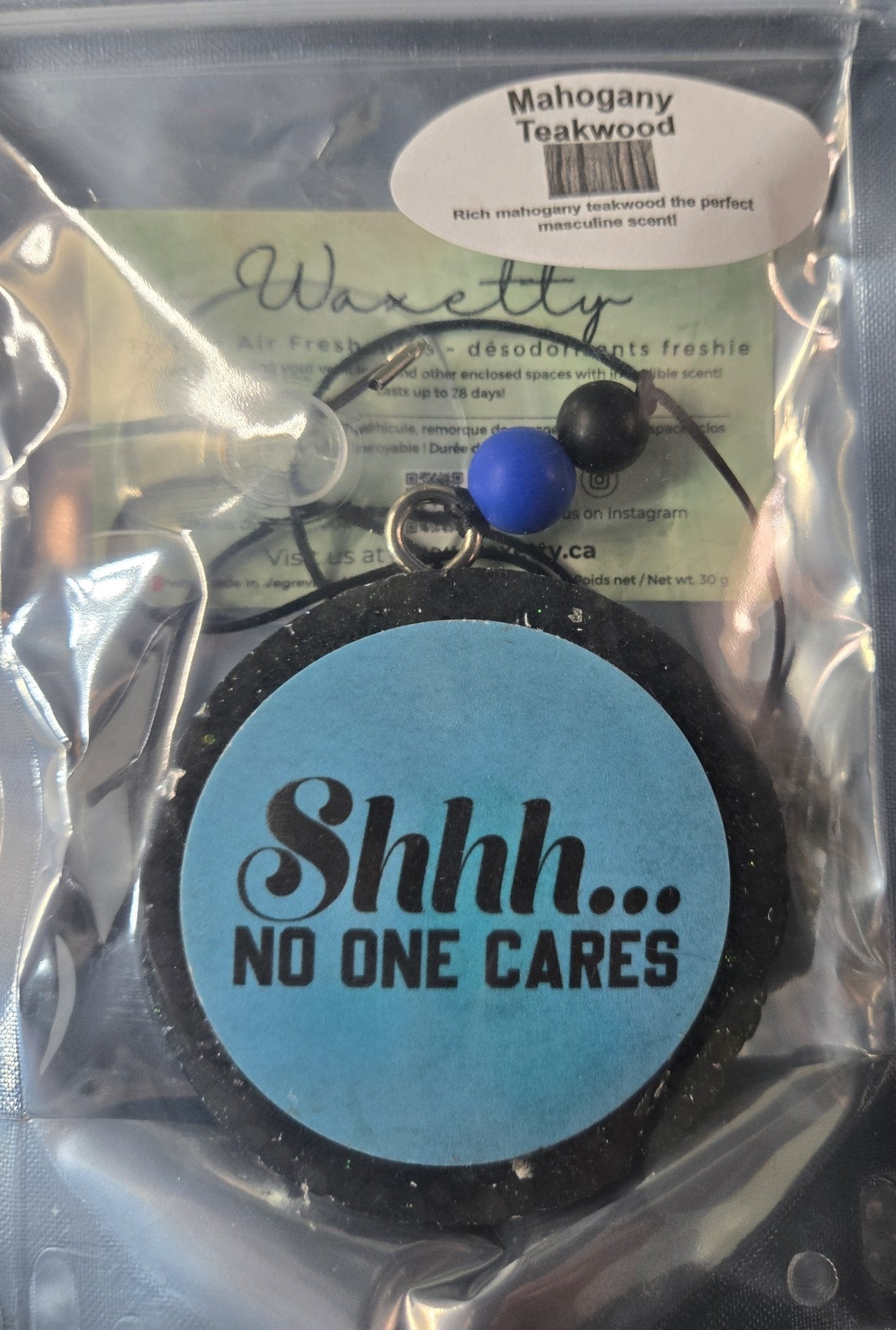 Mahogany Teakwood No One Cares - WaxettyMahogany Teakwood No One CaresAir Freshener