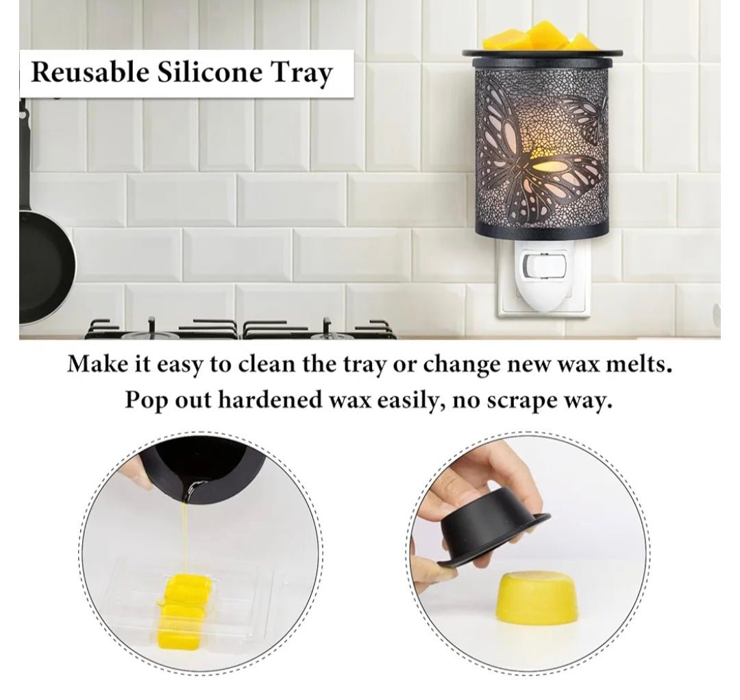 Metal Plug - in Wax Melt Warmer (Butterfly) - WaxettyMetal Plug - in Wax Melt Warmer (Butterfly)Wax Warmer