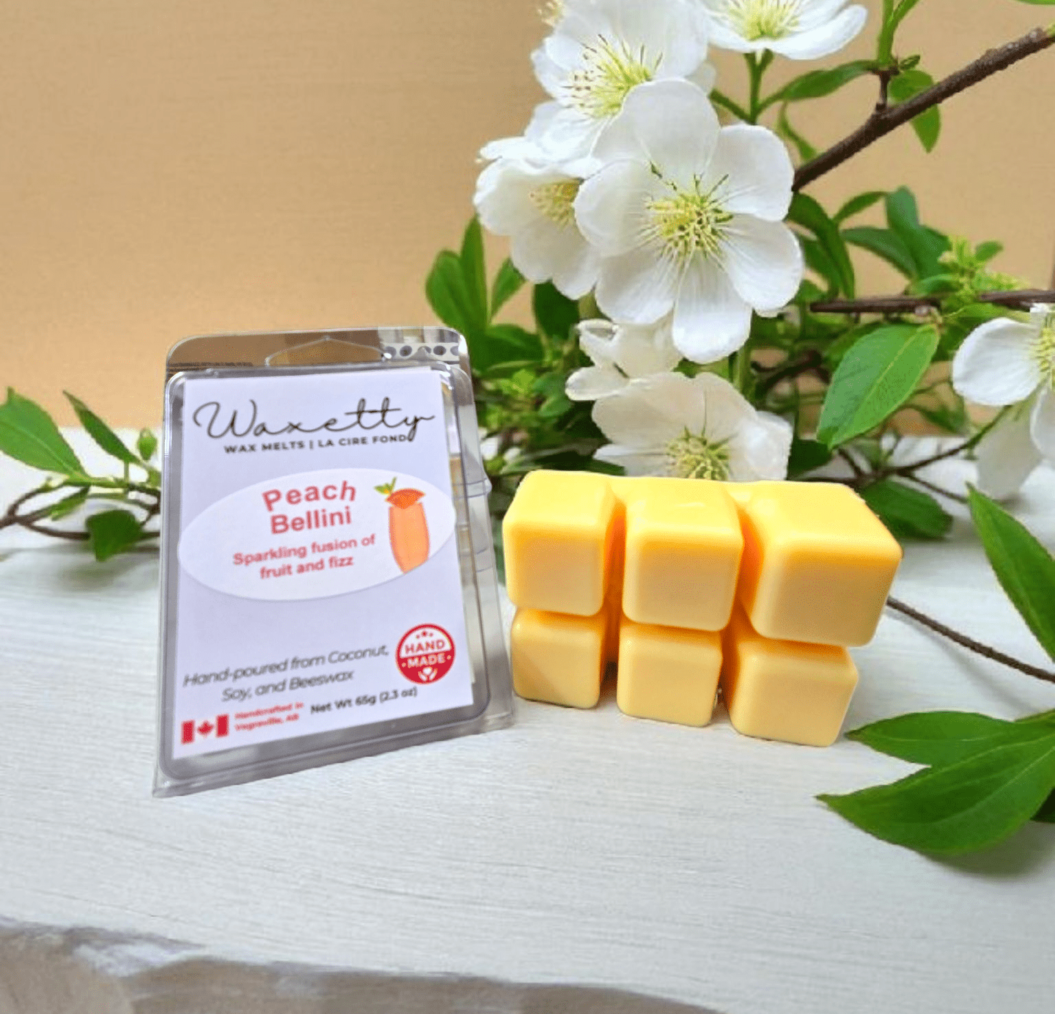Peach Bellini - WaxettyPeach BelliniWax Melt