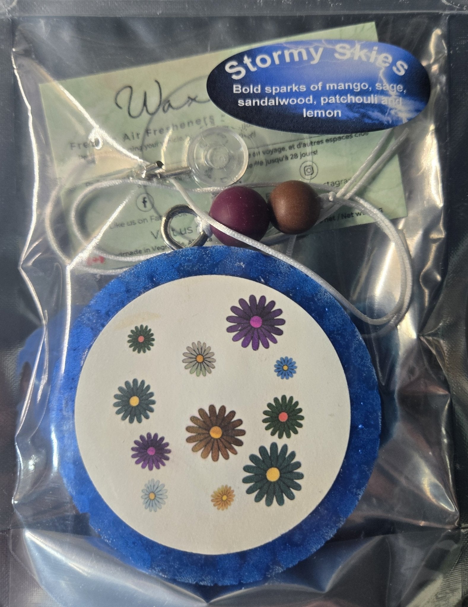 Stormy Skies Flowers - WaxettyStormy Skies FlowersAir Freshener