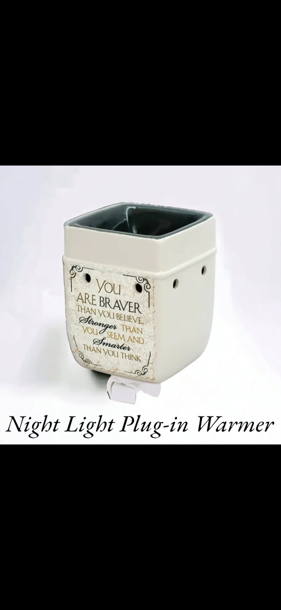 Braver, Stronger Plug-in Wax Melt Warmer - WaxettyBraver, Stronger Plug-in Wax Melt WarmerWax Warmer