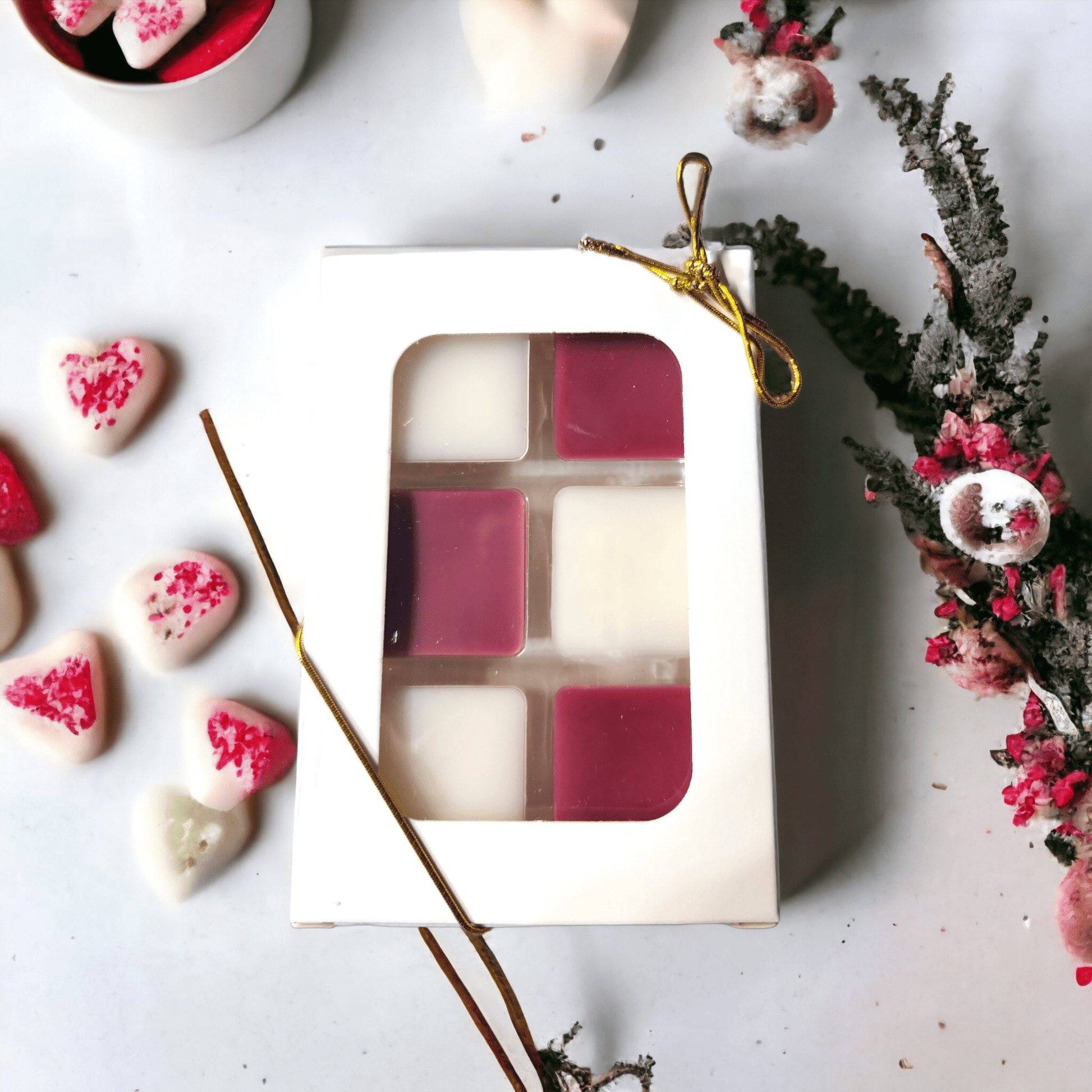 Candy Cane Swirl Gift Box - WaxettyCandy Cane Swirl Gift BoxWax Melt