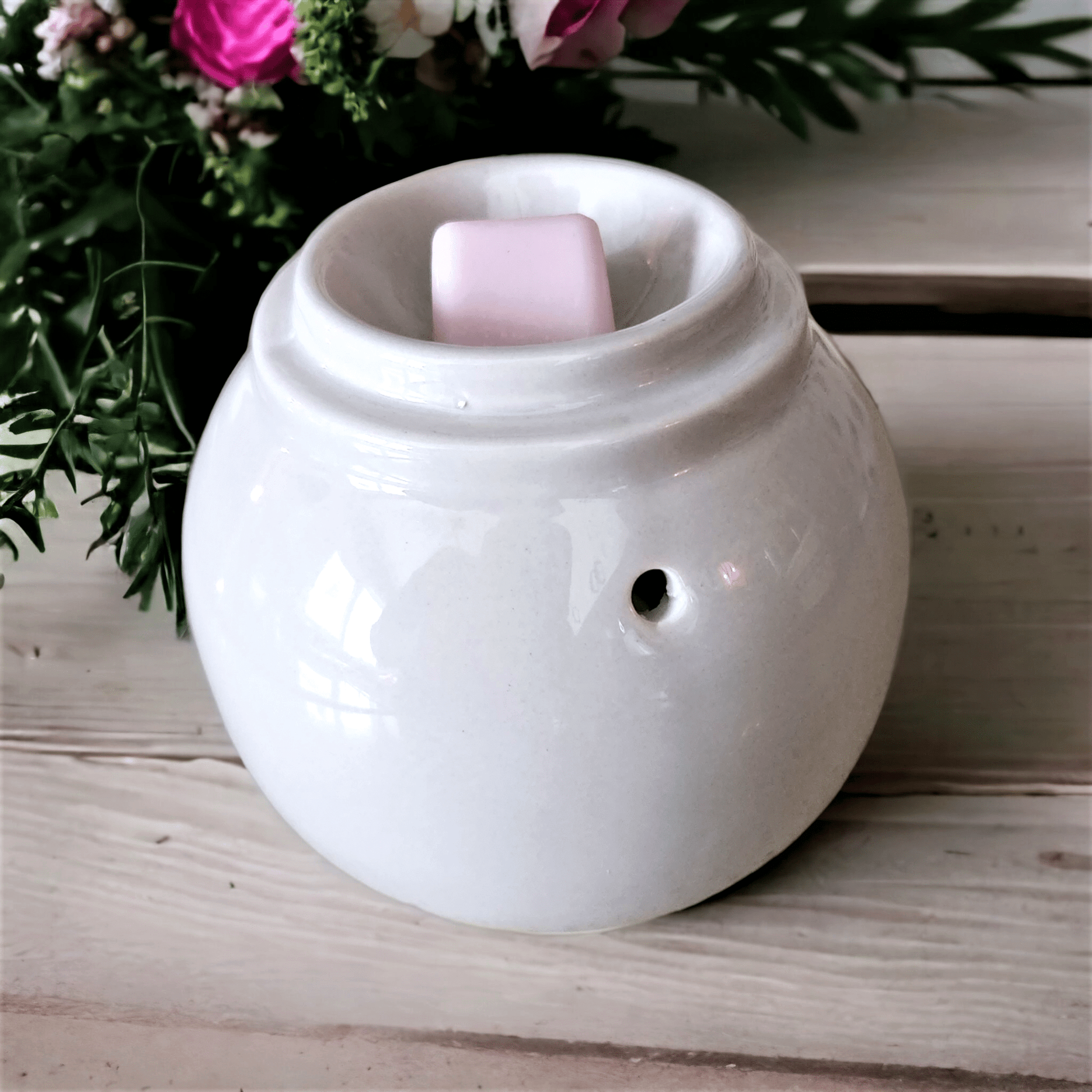 Circle Ceramic Wax Melter - Grey - WaxettyCircle Ceramic Wax Melter - GreyWax Warmer