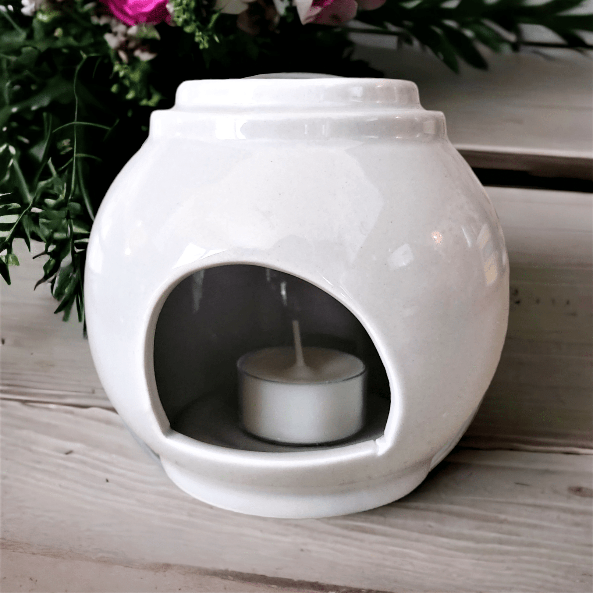 Circle Ceramic Wax Melter - Grey - WaxettyCircle Ceramic Wax Melter - GreyWax Warmer