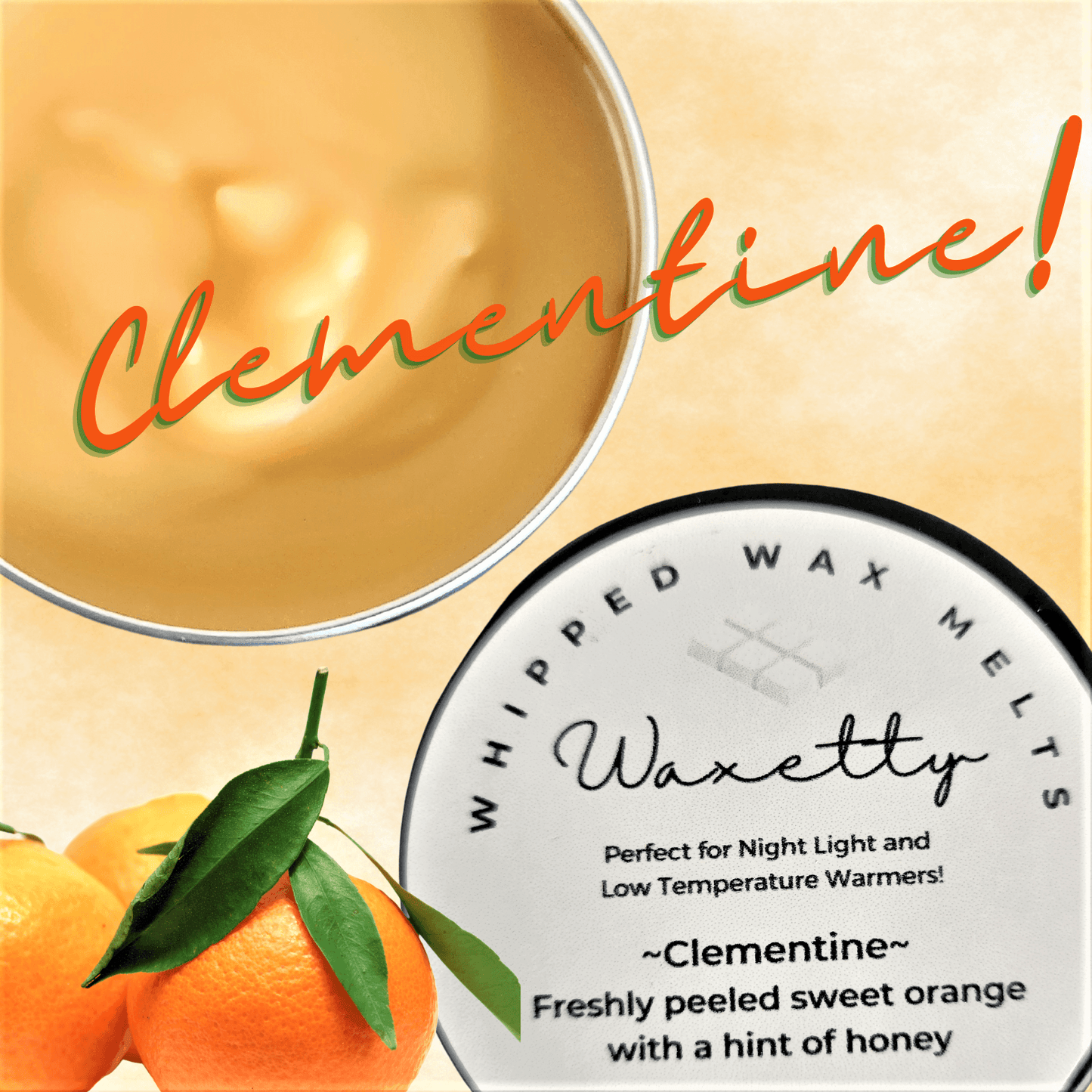 Clementine Whipped Wax Melt - WaxettyClementine Whipped Wax MeltWax Melt