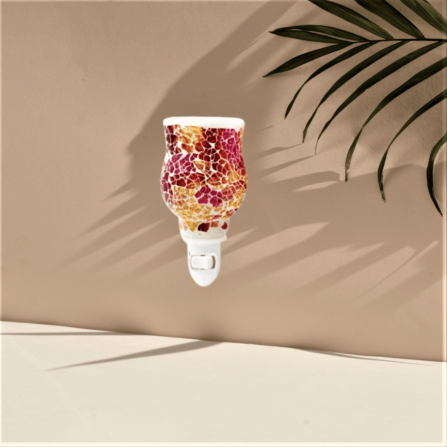 Fragrance Vase - Pink / Gold Color Mosaic (Low temperture) - WaxettyFragrance Vase - Pink / Gold Color Mosaic (Low temperture)Wax Warmer