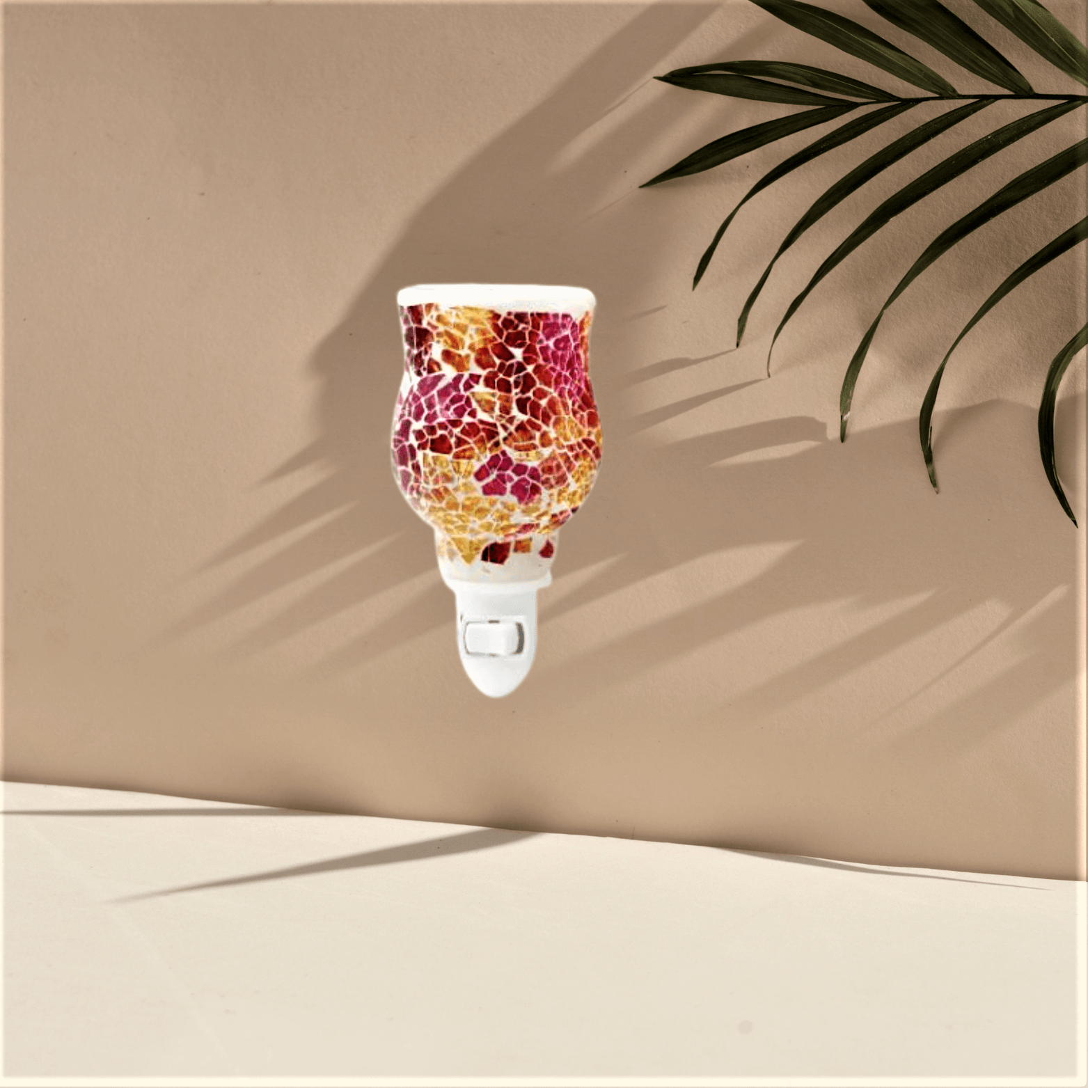 Fragrance Vase - Pink / Gold Color Mosaic (Low temperture) - WaxettyFragrance Vase - Pink / Gold Color Mosaic (Low temperture)Wax Warmer