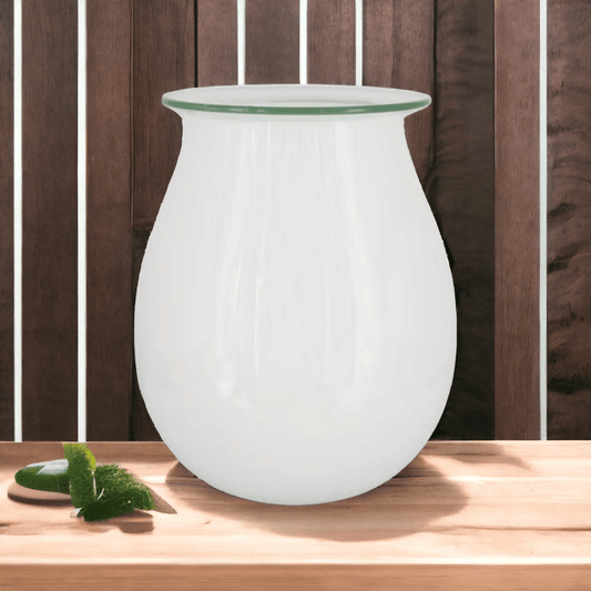 Glass Wax Melt Warmer Marble - WaxettyGlass Wax Melt Warmer MarbleWax Warmer