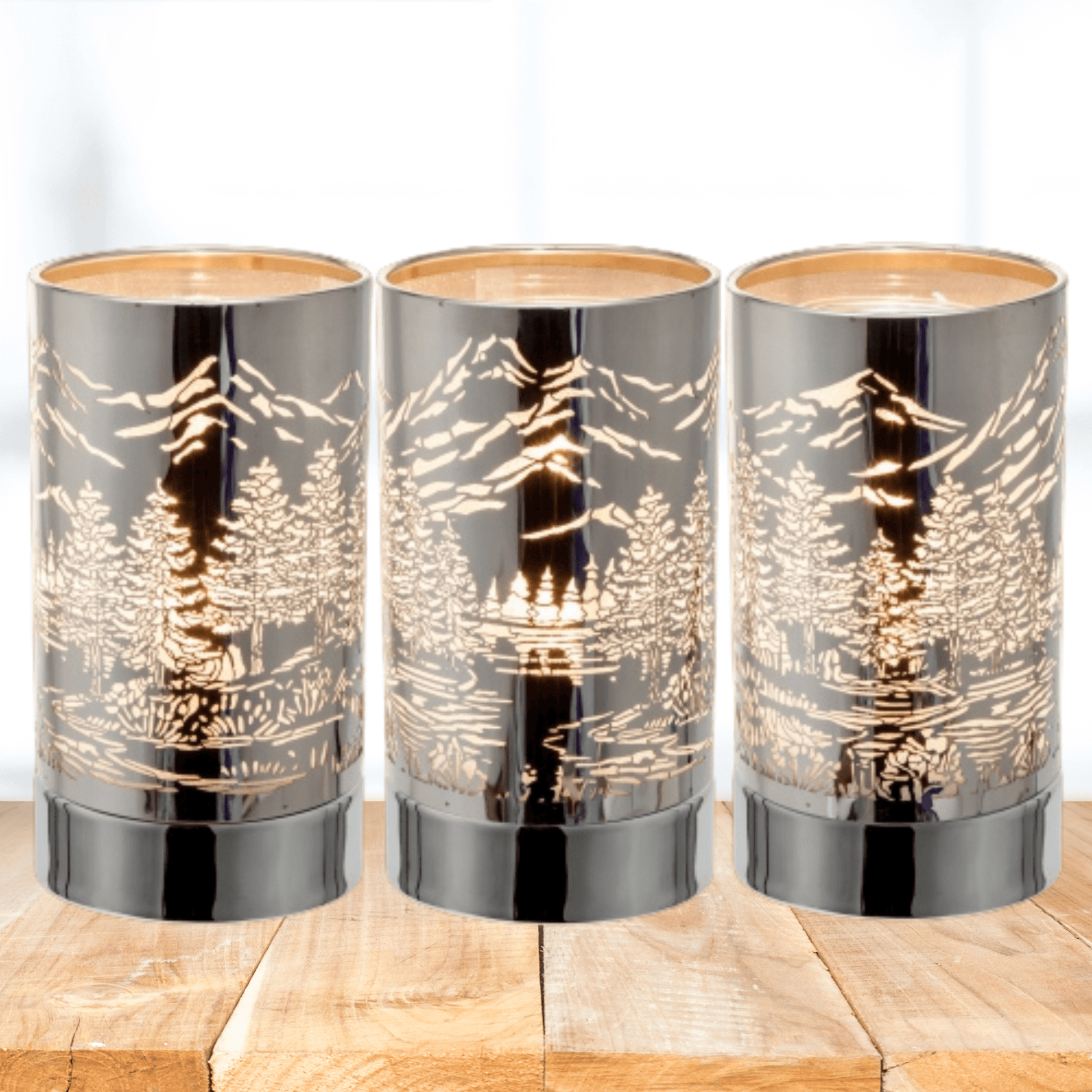 Silver Mountain Scene - WaxettySilver Mountain SceneWax Warmer