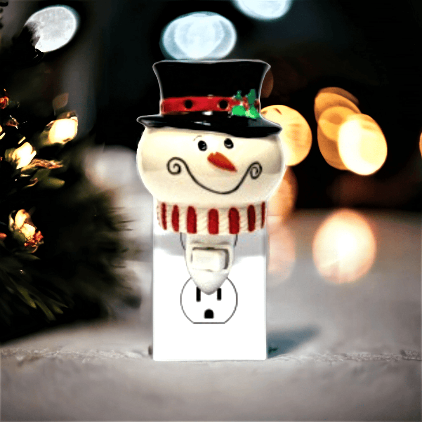 Snowman Ceramic Plug In Warmer - WaxettySnowman Ceramic Plug In WarmerWax Warmer