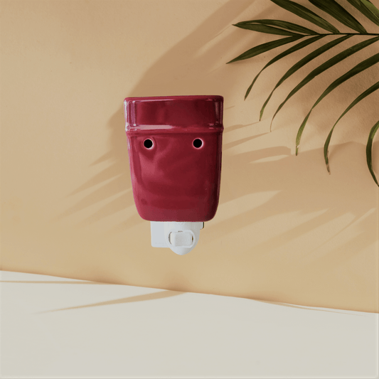 Solid Red Plug-in Warmer - WaxettySolid Red Plug-in WarmerWax Warmer