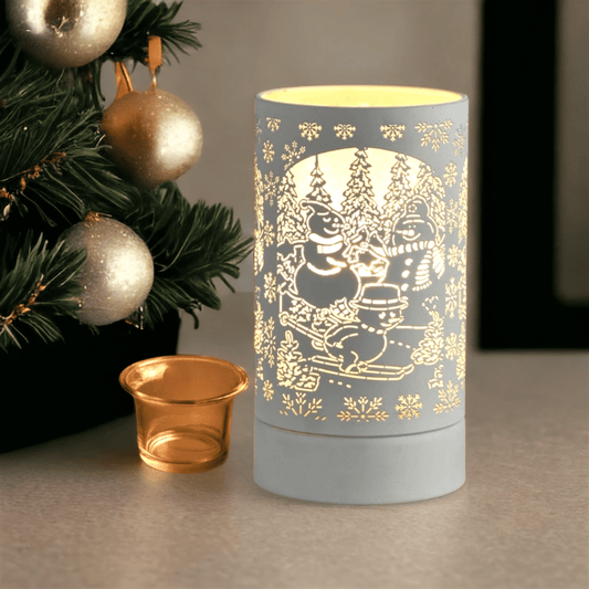 White Snowman Family - WaxettyWhite Snowman FamilyWax Warmer