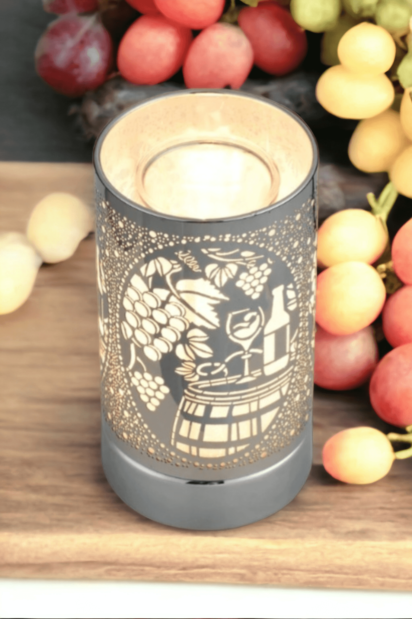 Wine Time Touch Lamp Warmer (Silver) - WaxettyWine Time Touch Lamp Warmer (Silver)Wax Warmer
