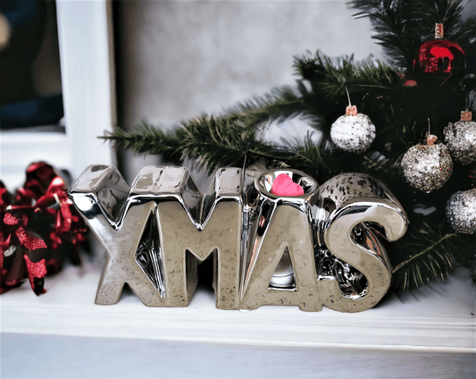XMAS Ceramic Wax Melter - Silver - WaxettyXMAS Ceramic Wax Melter - SilverWax Warmer