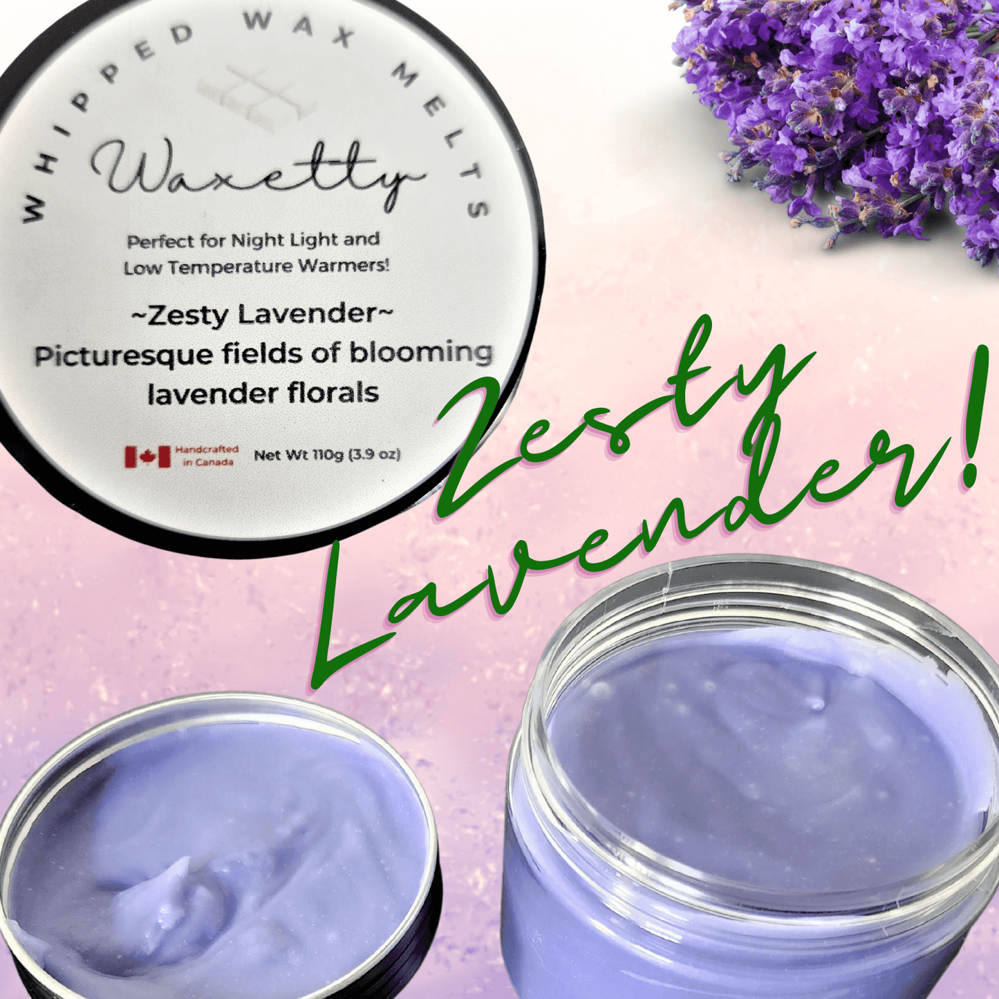 Zesty Lavender Whipped Wax Melt - WaxettyZesty Lavender Whipped Wax MeltWax Melt