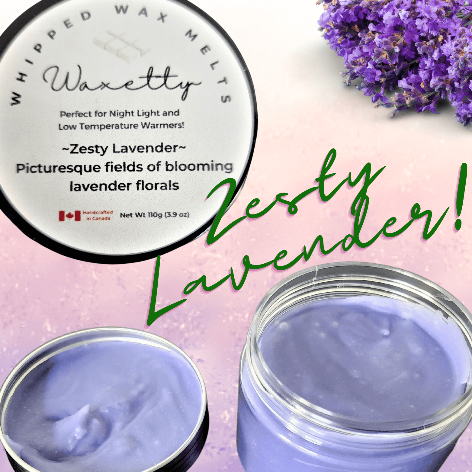 Zesty Lavender Whipped Wax Melt - WaxettyZesty Lavender Whipped Wax MeltWax Melt